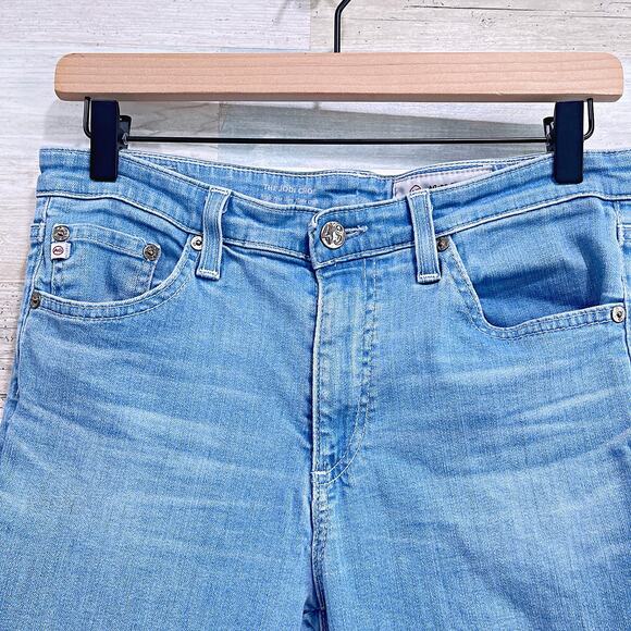 AG ADRIANO GOLDSCHMIED Jodi Crop Jeans High Rise Slim Crop Raw Hem Womens 29 - Picture 3 of 9